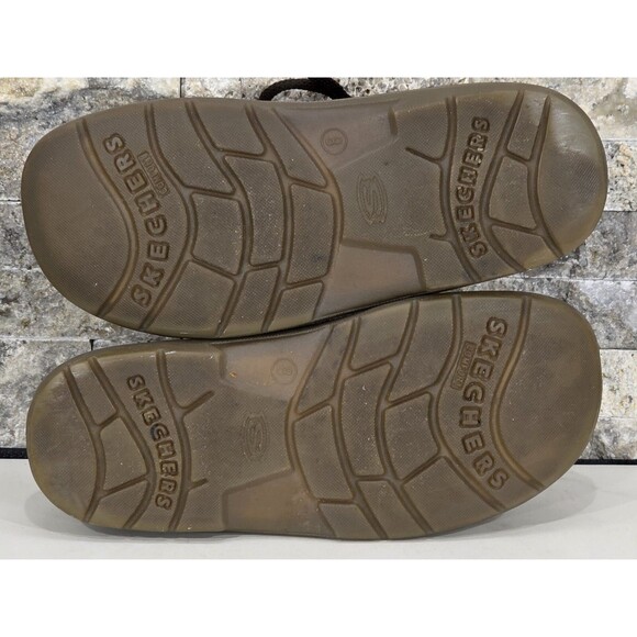 Vintage 90s Y2K Skechers Men\'s 8 Brown Leather Bicycle Toe Casual Oxfords Grunge main image 6